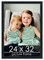 24x32 Slim Profile Black Picture Frame - UV Acrylic, Foam Board Backing, Hanging Hardware